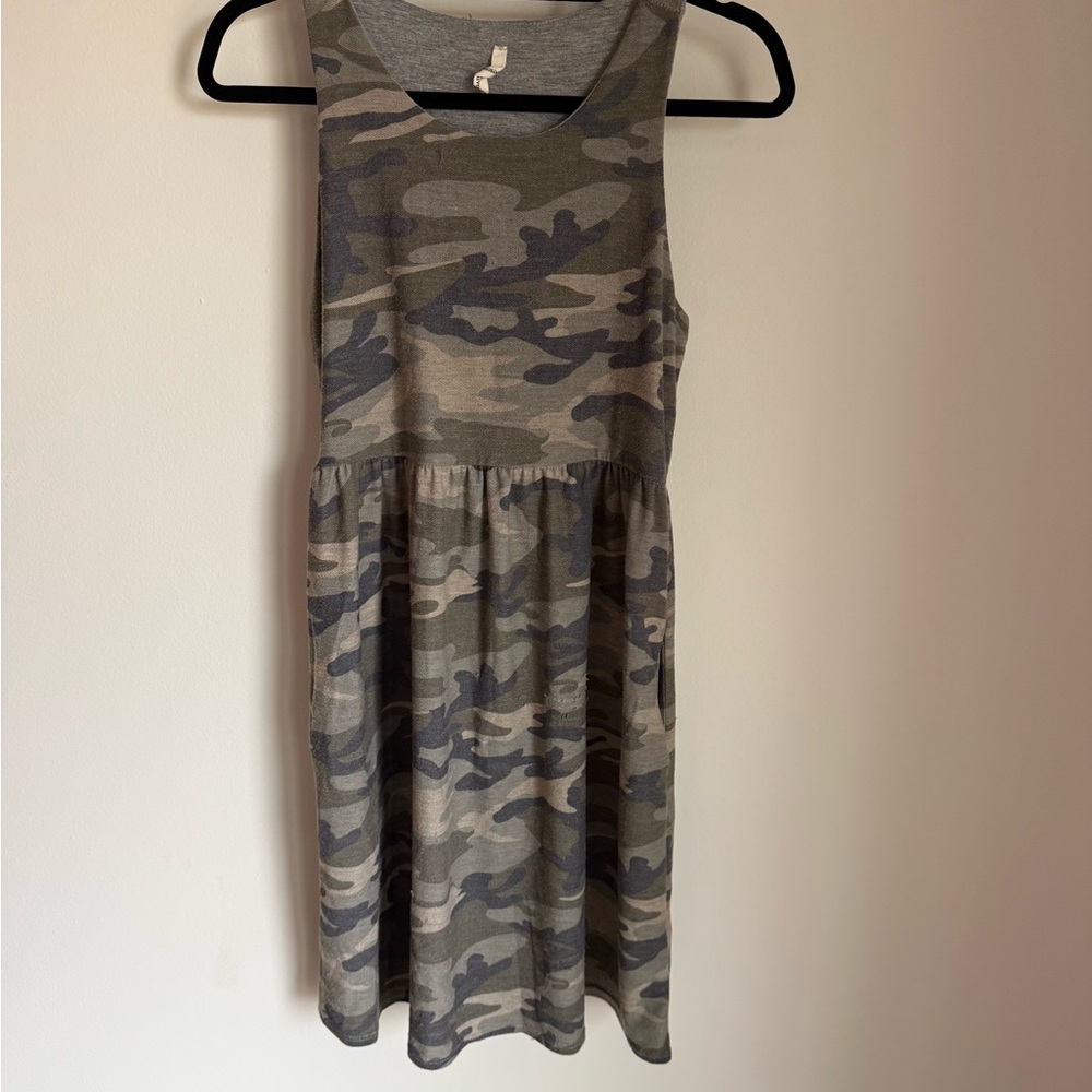 Beeson River Camo Print Sleeveless Dress